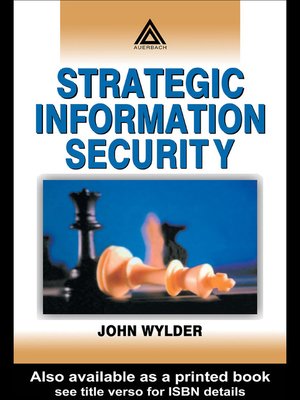 cover image of Strategic Information Security
